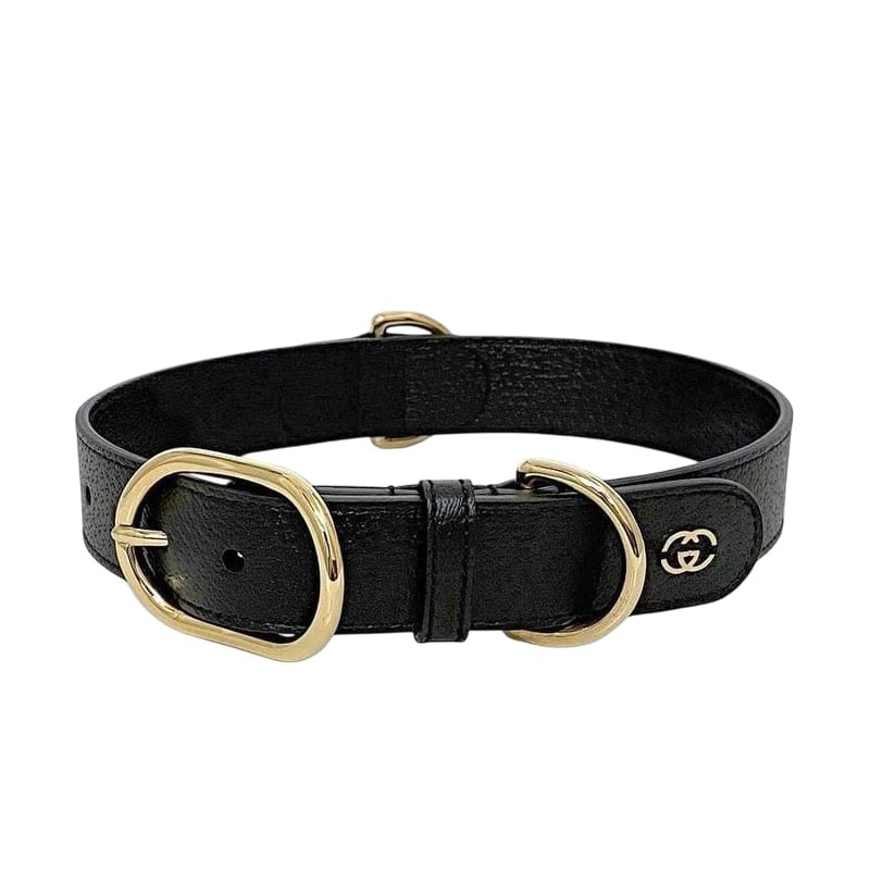 Gucci Collar Black Interlocking Never