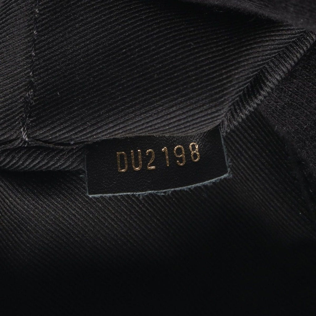 Louis Vuitton Shoulder Bag Saintonge Noir Black Canvas Leather — view 5