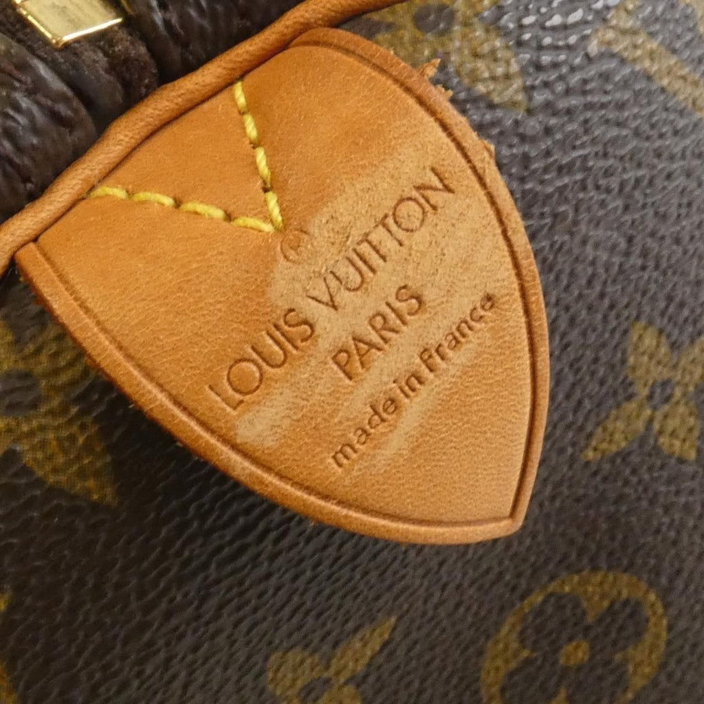 Louis Vuitton Monogram Speedy Boston Bag Brown Marron — view 5