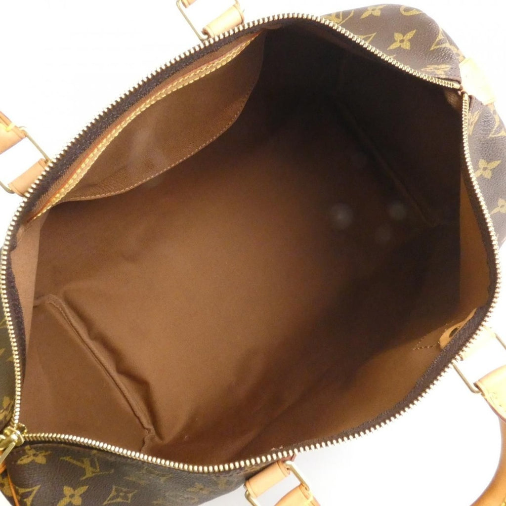 Louis Vuitton Monogram Speedy Boston Bag Brown Marron — view 8