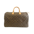 Louis Vuitton Monogram Speedy Boston Bag Brown Marron