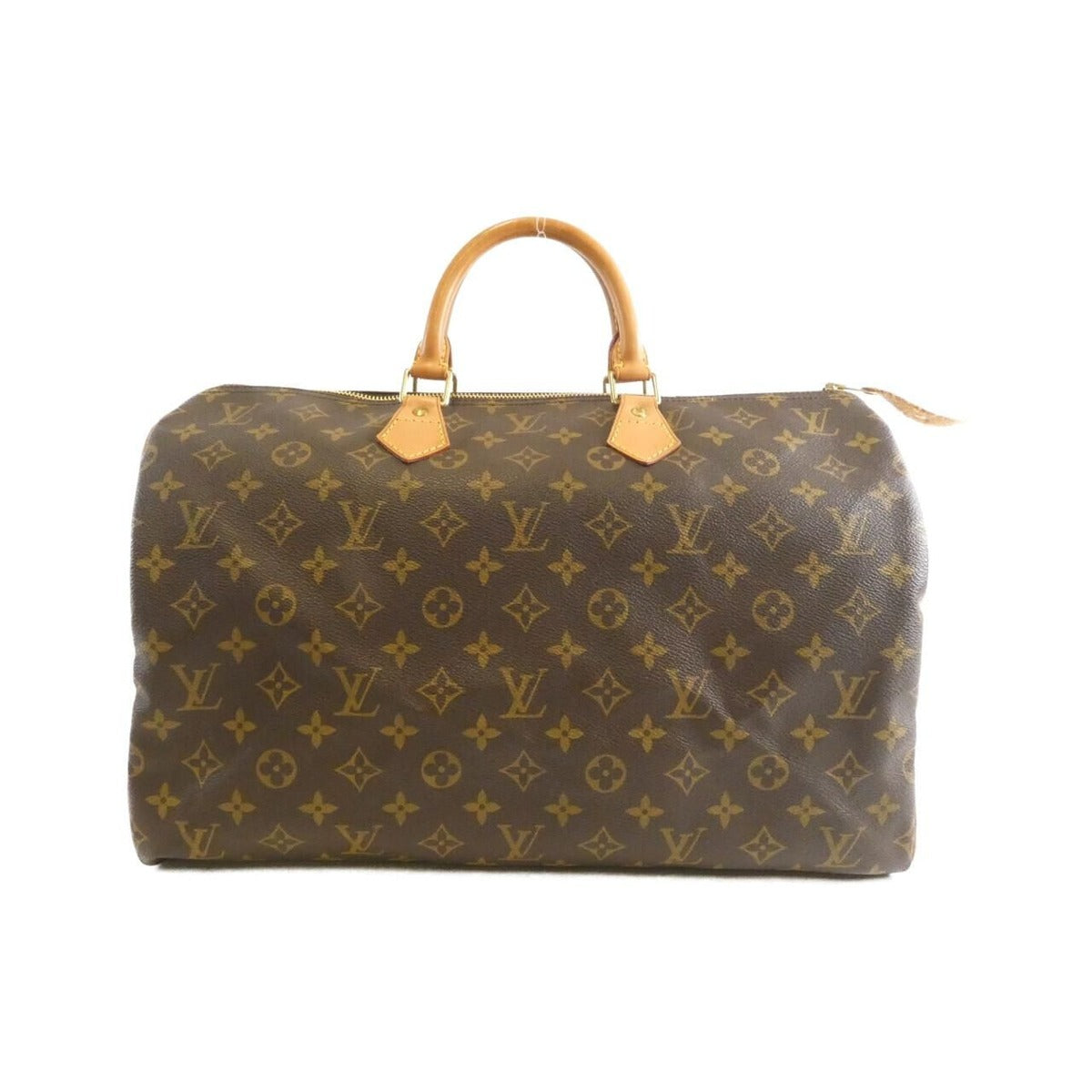 Louis Vuitton Monogram Speedy Boston Bag Brown Marron