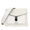 Louis Vuitton Shoulder Bag Flap Messenger Taiga Monogram Antarctica Gray