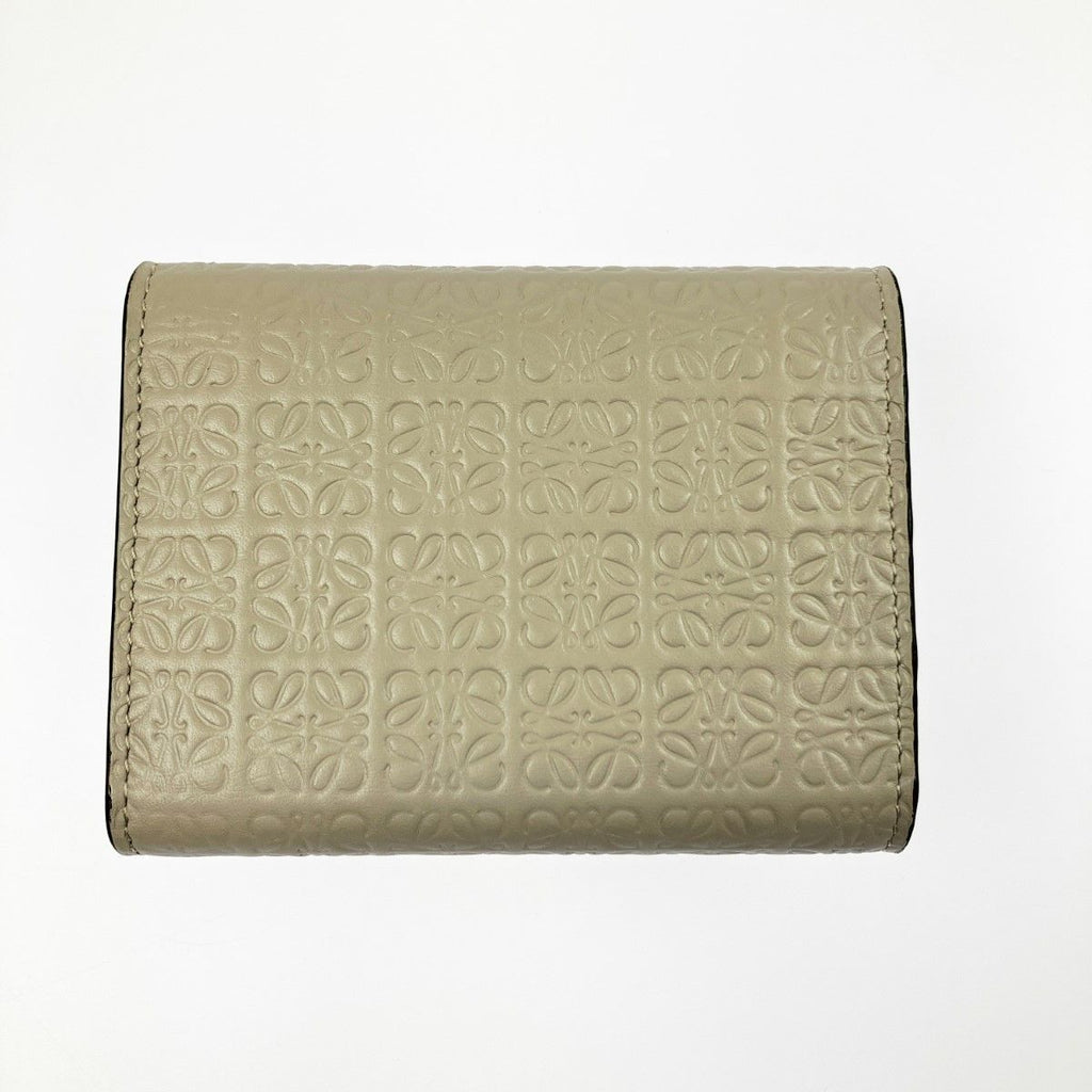 Loewe Cowhide Calf Mini Wallet Trifold and Cloth Bag — view 6