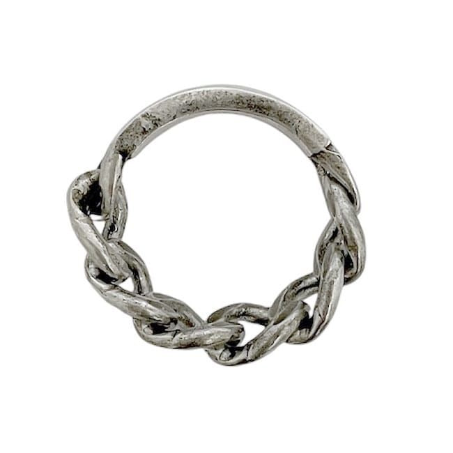 Gucci Ring Silver Green Never — view 2