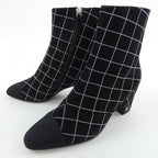 Chanel Short Boots Suede Black — view 3