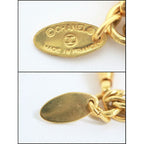 Chanel Loupe Necklace Gold White Faux Pearl X — view 7