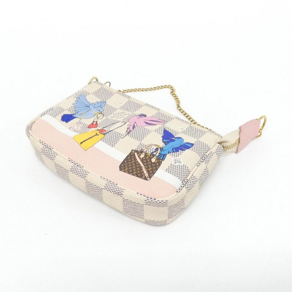 Louis Vuitton Damier Azur Mini Pochette Pouch — view 3