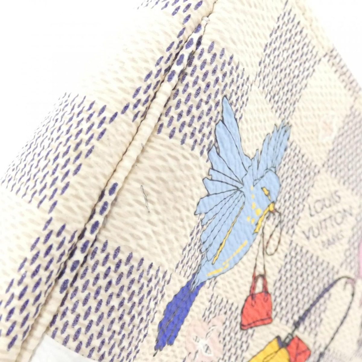 Louis Vuitton Damier Azur Mini Pochette Pouch — view 5
