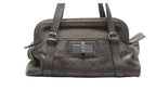 Chanel Quilted Leather Canvas Shoulder