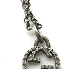 Gucci GG Logo Necklace 925 Sterling Silver — view 3
