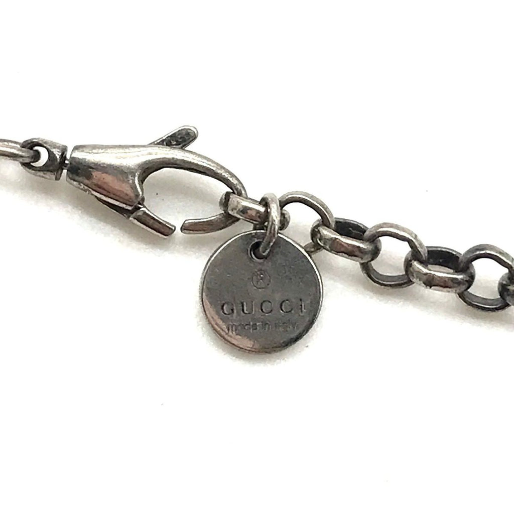 Gucci GG Logo Necklace 925 Sterling Silver — view 4