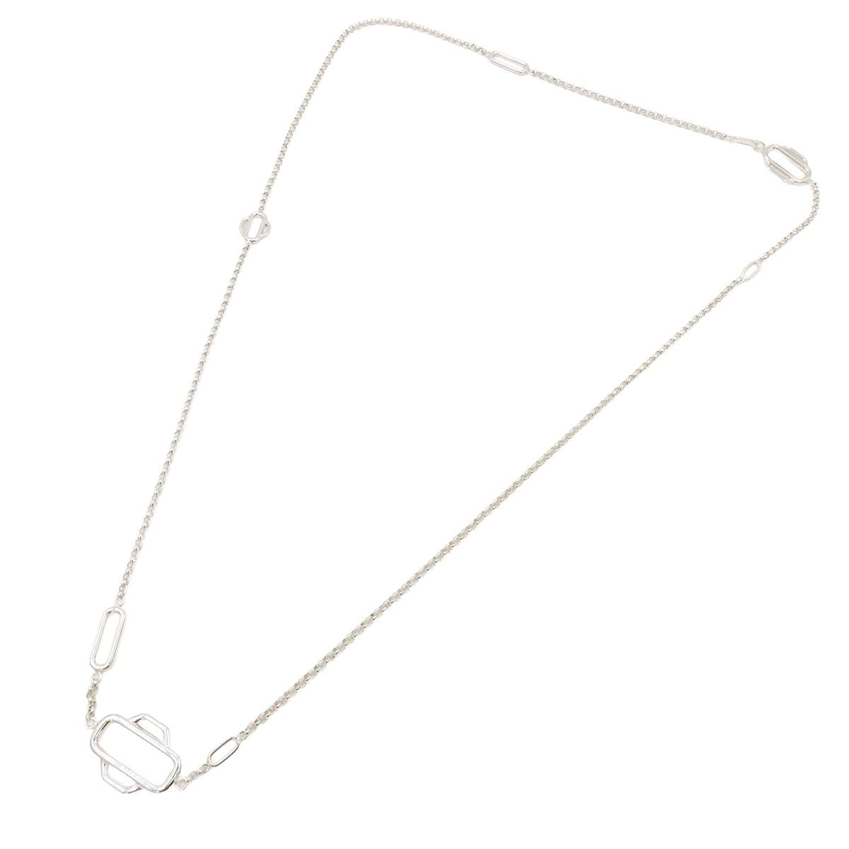 Hermes Atledge Necklace Long 925 Sterling Silver — view 2