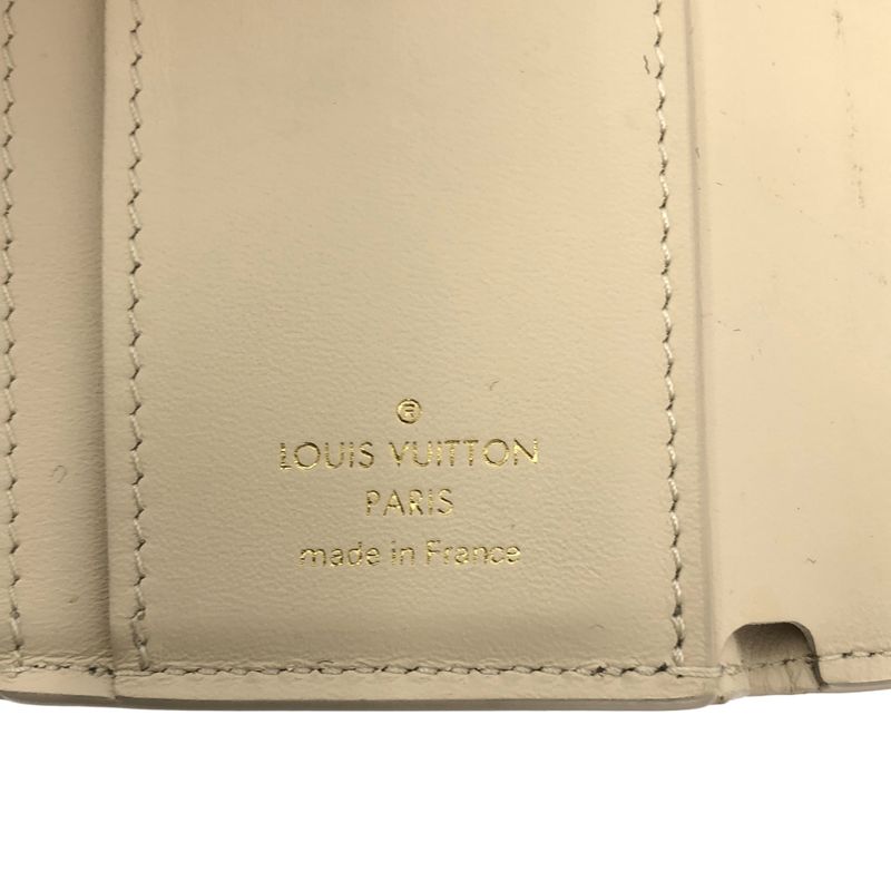 Louis Vuitton Portefeuille Capucines XS Leather Logo Compact Wallet — view 5