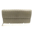 Bottega Veneta Wallet Bifold Green Khaki