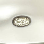 Chanel Resin Rhinestone White Gold Accessories Earrings — view 8