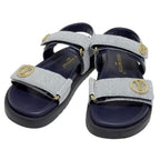 Louis Vuitton 2024 Item Sunset Line Leather Sandals Shoes 37