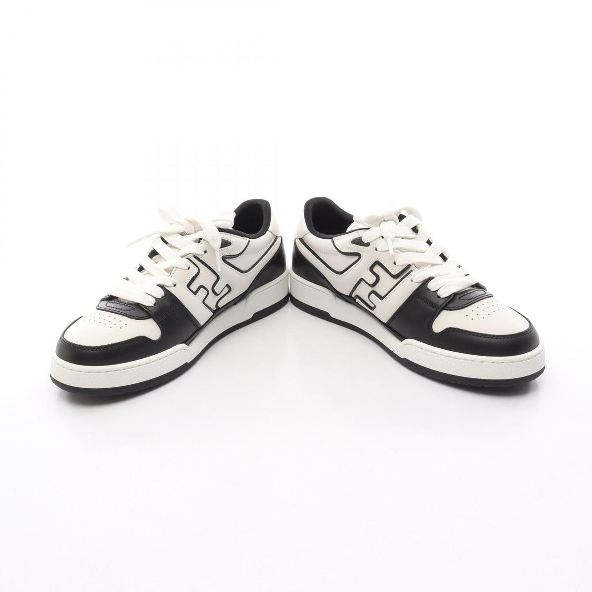 Fendi Sneakers Match Black White Leather — view 3