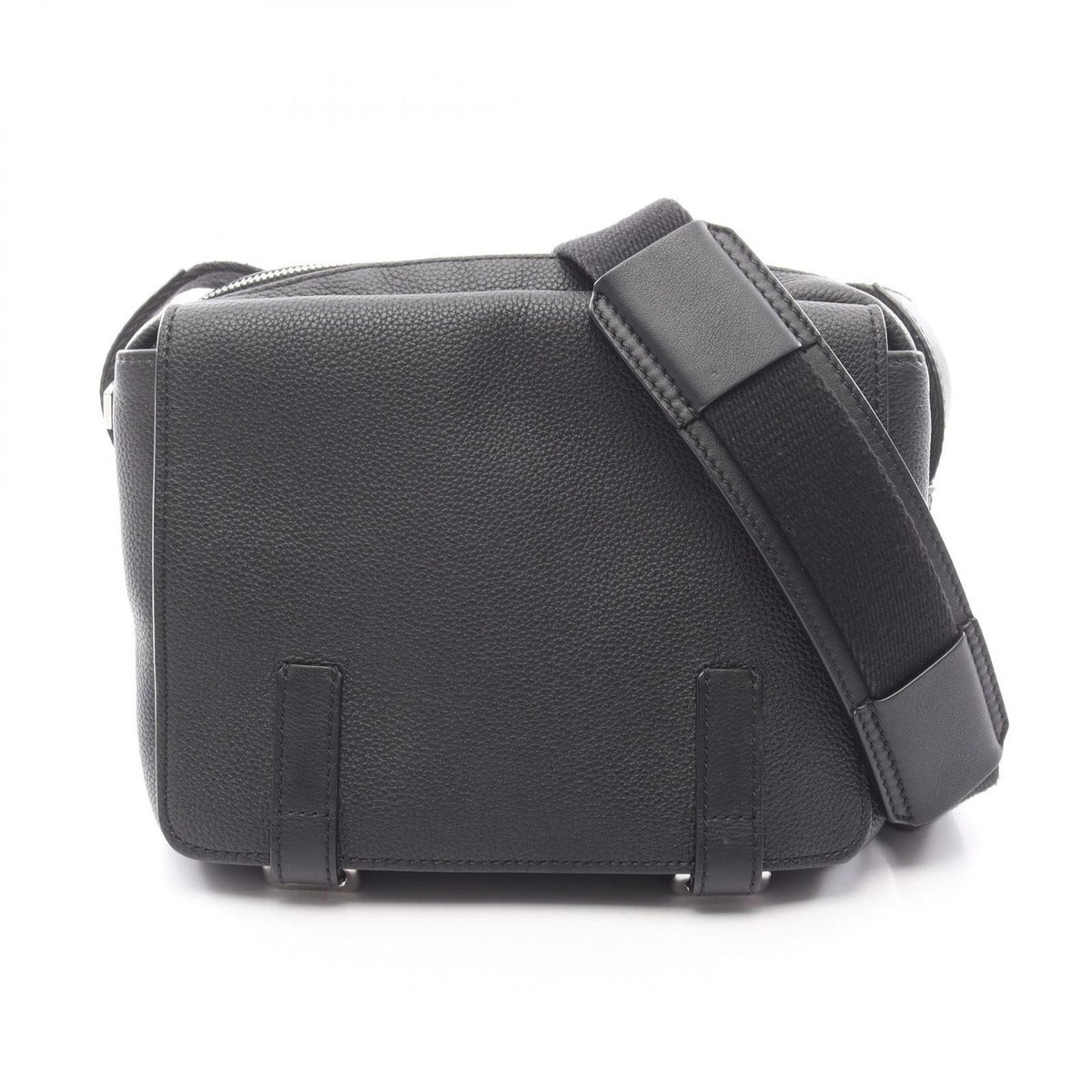 Loewe Shoulder Bag Military Messenger XS Black Leather
