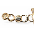 Chanel Accessories Coco Logo Rhinestone Gold A22 — view 3