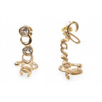 Chanel Accessories Coco Logo Rhinestone Gold A22 — view 5