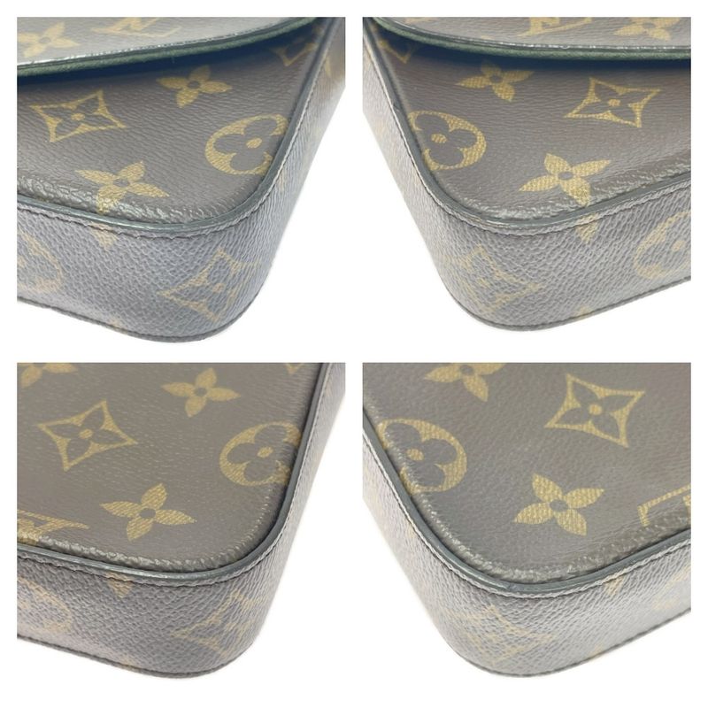 Louis Vuitton Monogram Muerte Pochette Felicie Brown — view 8