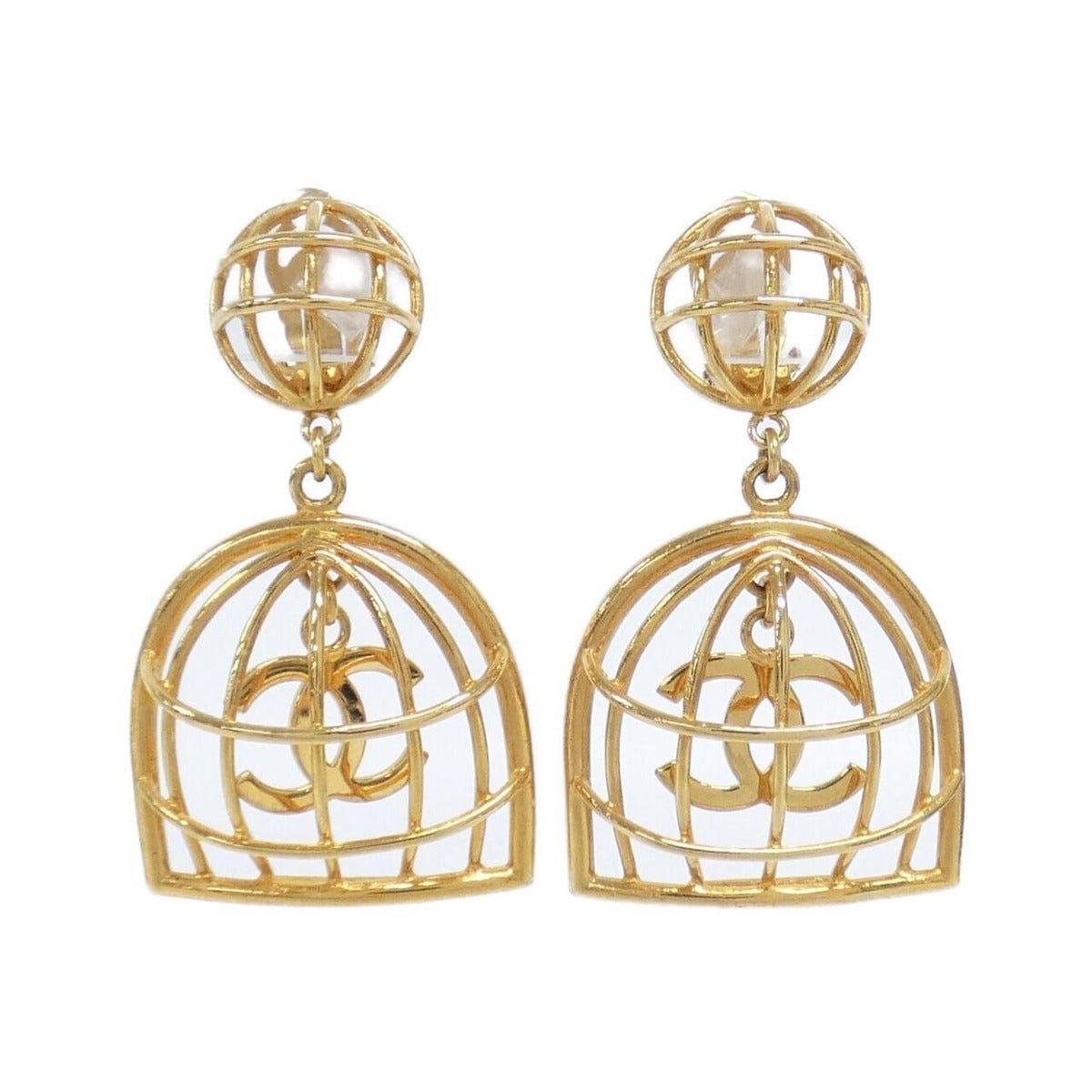 Chanel Vintage Earrings Gold