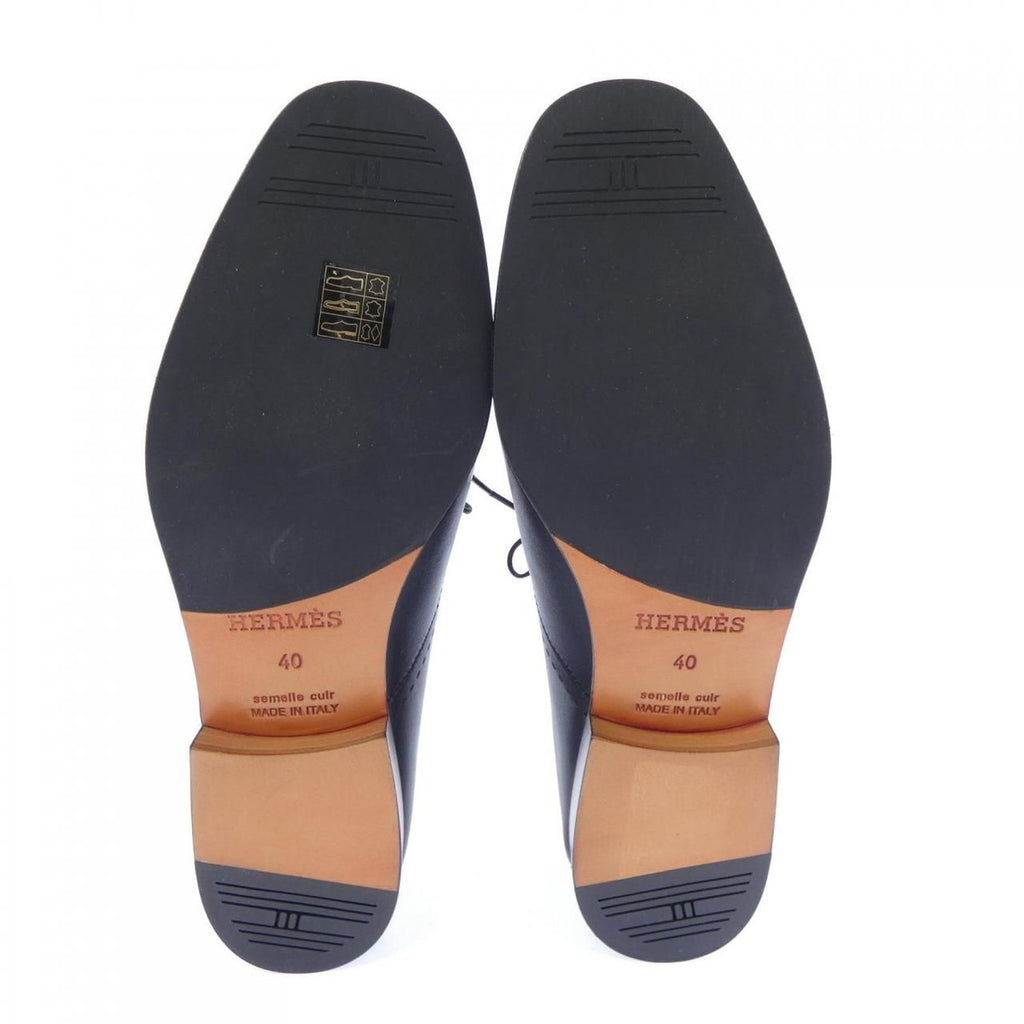Hermes Shoes Loafers Black — view 4