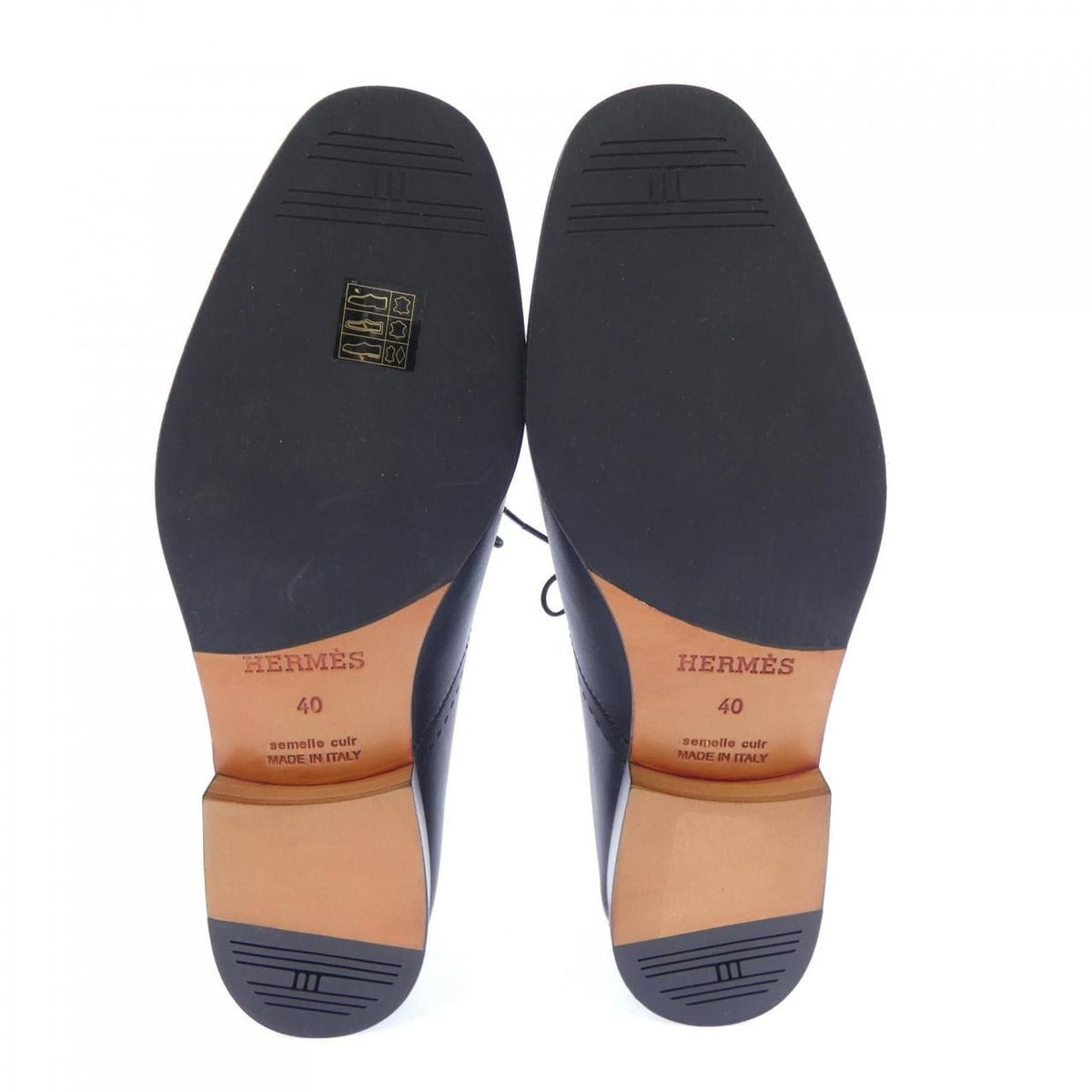 Hermes Shoes Loafers Black — view 4
