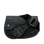 Christian Dior Body Bag Shoulder Black Saddle
