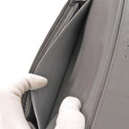 Louis Vuitton Portefeuille Plaza Monogram Shadow Leather Gray Long — view 5