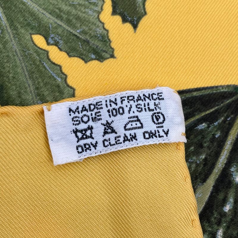 Hermes Carre 90 Citrouilles ET Coloquintes Pumpkins And Colocynths Silk Scarf — view 6