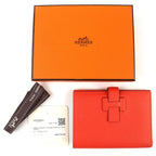 Hermes New Passant Veau Epsom Orange Field Silver — view 2