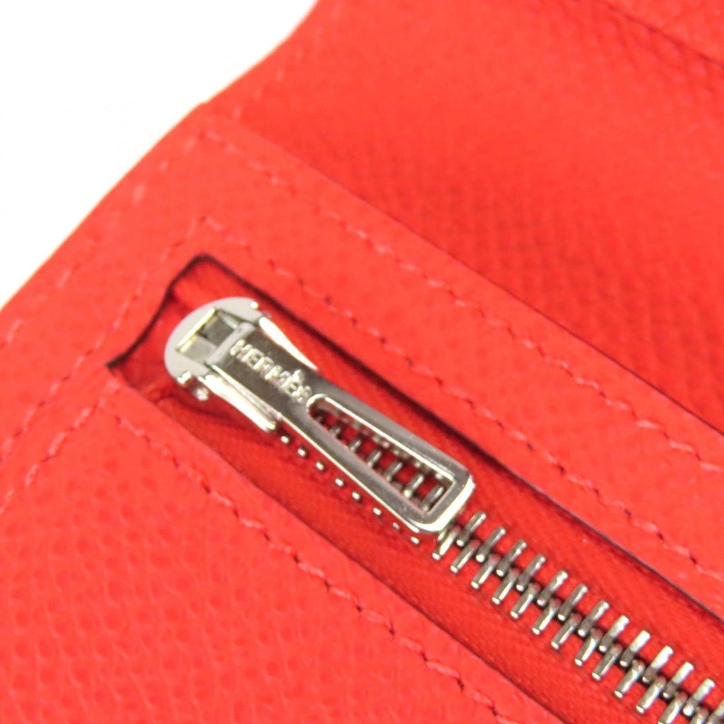 Hermes New Passant Veau Epsom Orange Field Silver — view 9