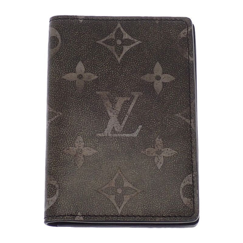 Louis Vuitton Organizer de Poche Card Case Brushed Monogram Leather