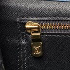 Louis Vuitton Epi Montaigne 27 Second Bag Clutch Toledo Blue Leather — view 9