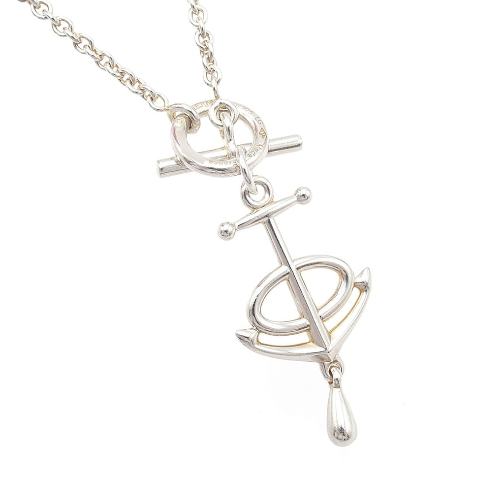 Hermes Grand Large Chaine D'ancre Necklace Silver — view 3