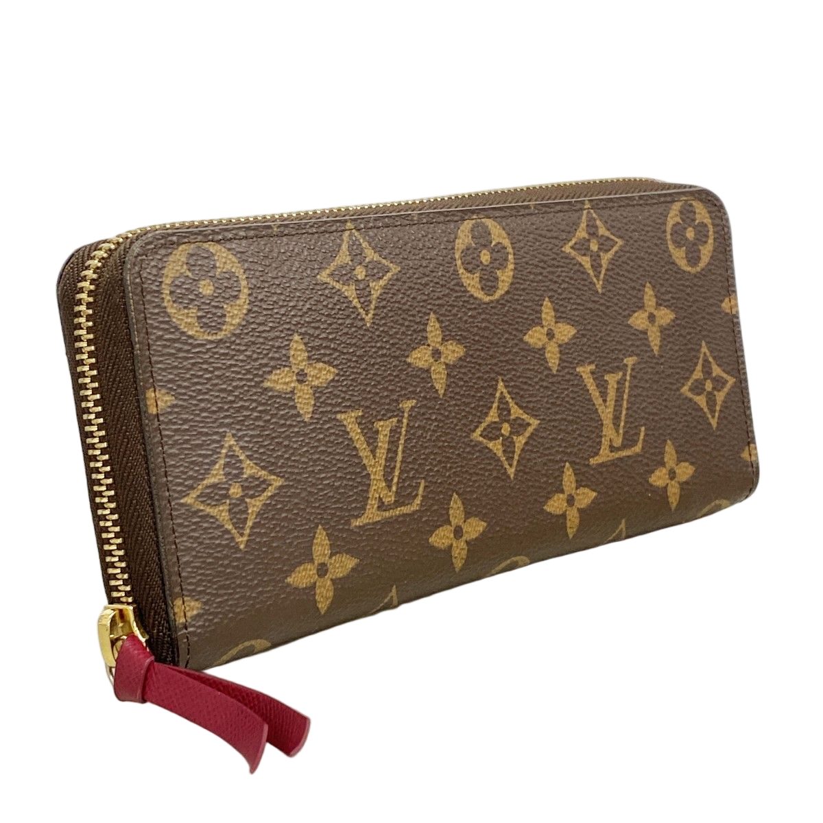 Louis Vuitton Wallet Monogram Portefeuille Clemence Fuchsia — view 2