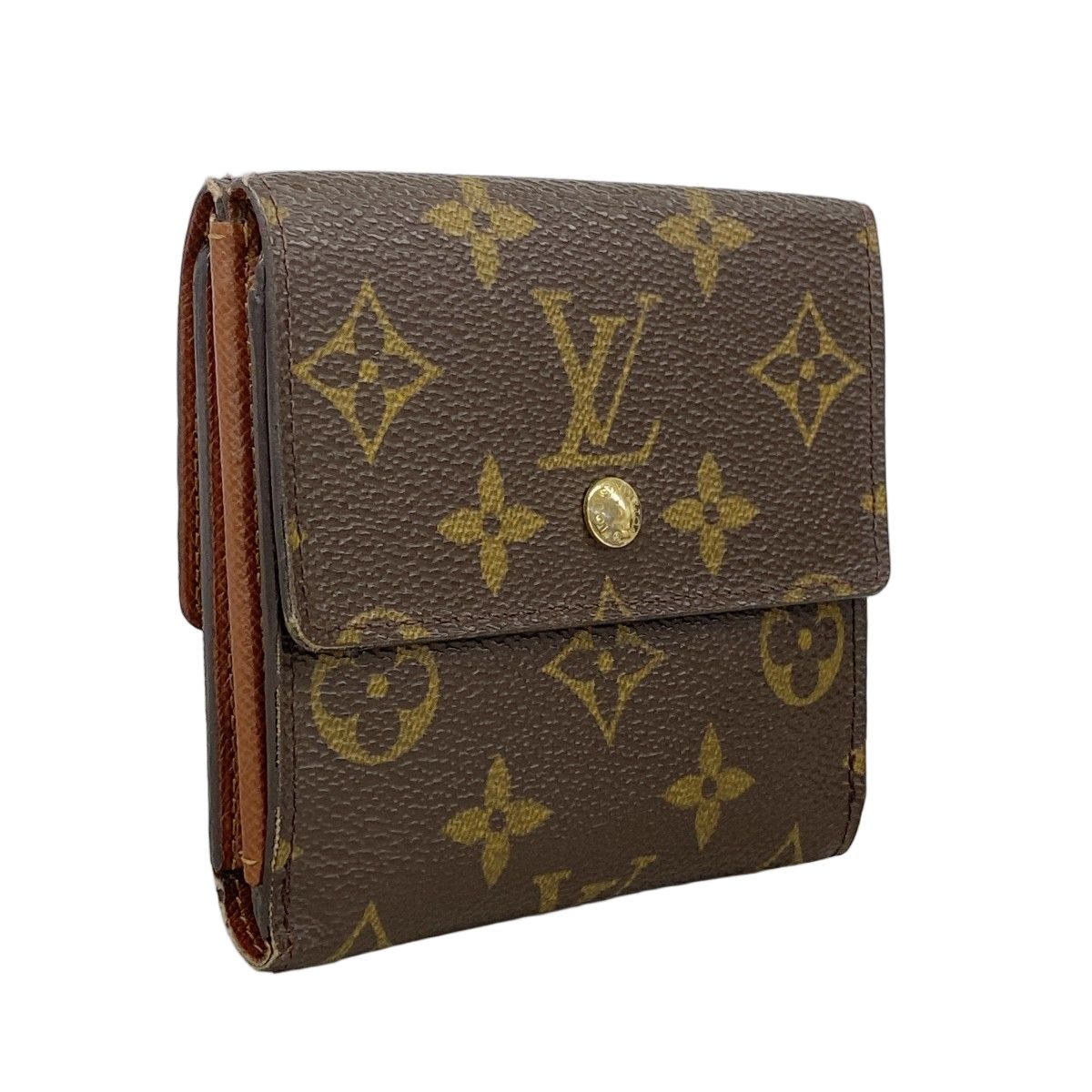 Louis Vuitton Trifold Wallet Monogram Porte-Monnaie Billets Cult Cles Brown — view 2