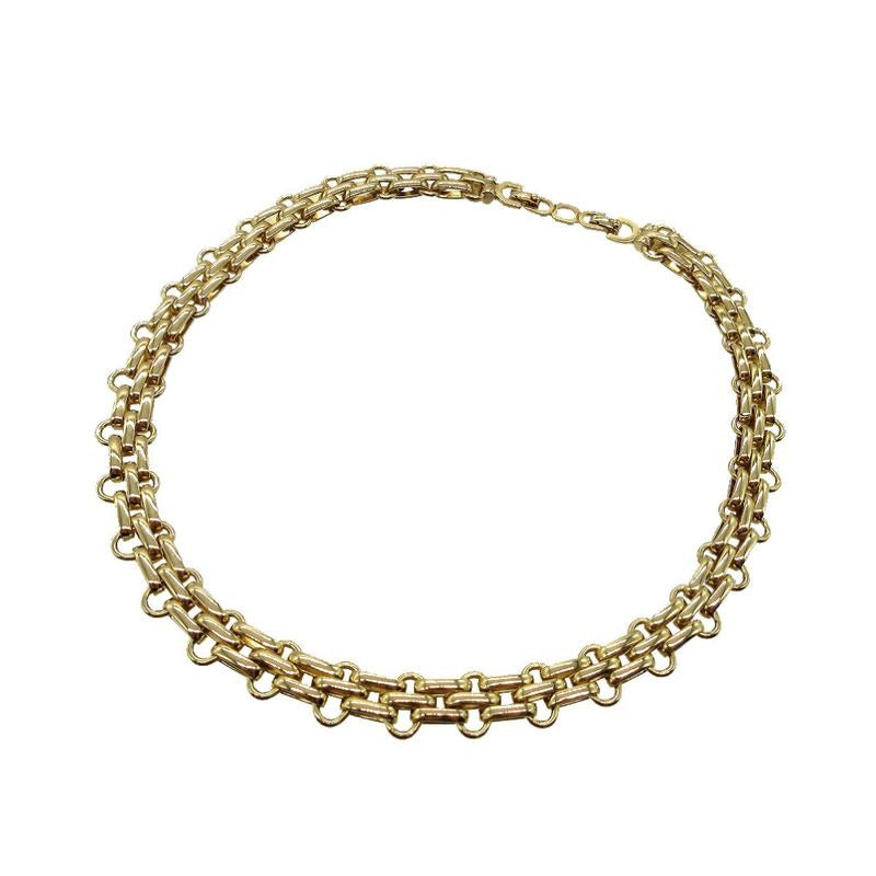 Christian Dior Chain Choker Metal Gold 0125 — view 2