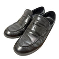 Prada Leather Loafer Dnc725 Size 39 Black