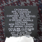 Hermes Scarf Cashmere Red Navy Gray — view 3
