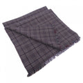 Hermes Scarf Cashmere Red Navy Gray