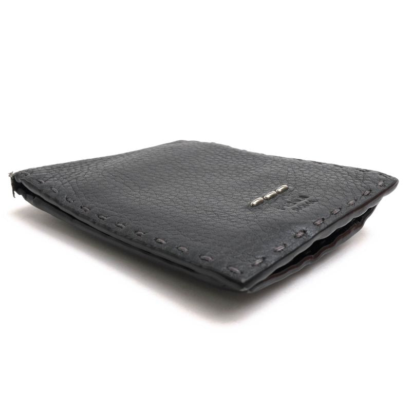 Fendi Wallet Men Leather Gray 7 M0194 O7 N Fogxn Coin — view 4
