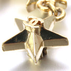Chanel Triple Star Coco Mark Metal Gold Plated Accessories 3 Strand — view 8