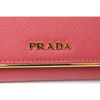 Prada Wallet Long 1 M1132 Saffiano Metal Peonia — view 8