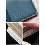 Bottega Veneta Trifold Wallet Intrecciato Leather Gray Men Women Compact — view 3