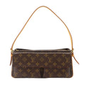 Louis Vuitton Monogram Viva Cite MM Shoulder Bag Brown Gold