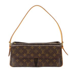 Louis Vuitton Monogram Viva Cite MM Shoulder Bag Brown Gold