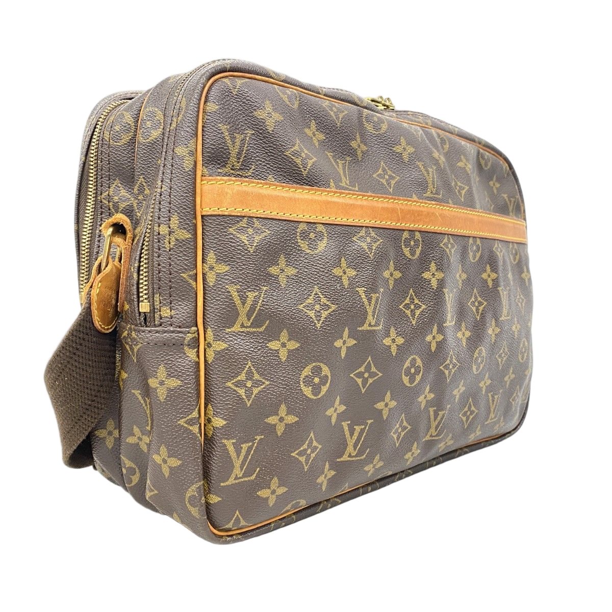 Louis Vuitton Shoulder Bag Monogram Reporter GM Brown — view 2